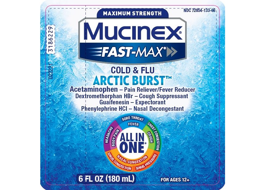 MUCINEX® FAST-MAX® Adult Liquid - Cold & Flu - Arctic Burst 6/6 oz.